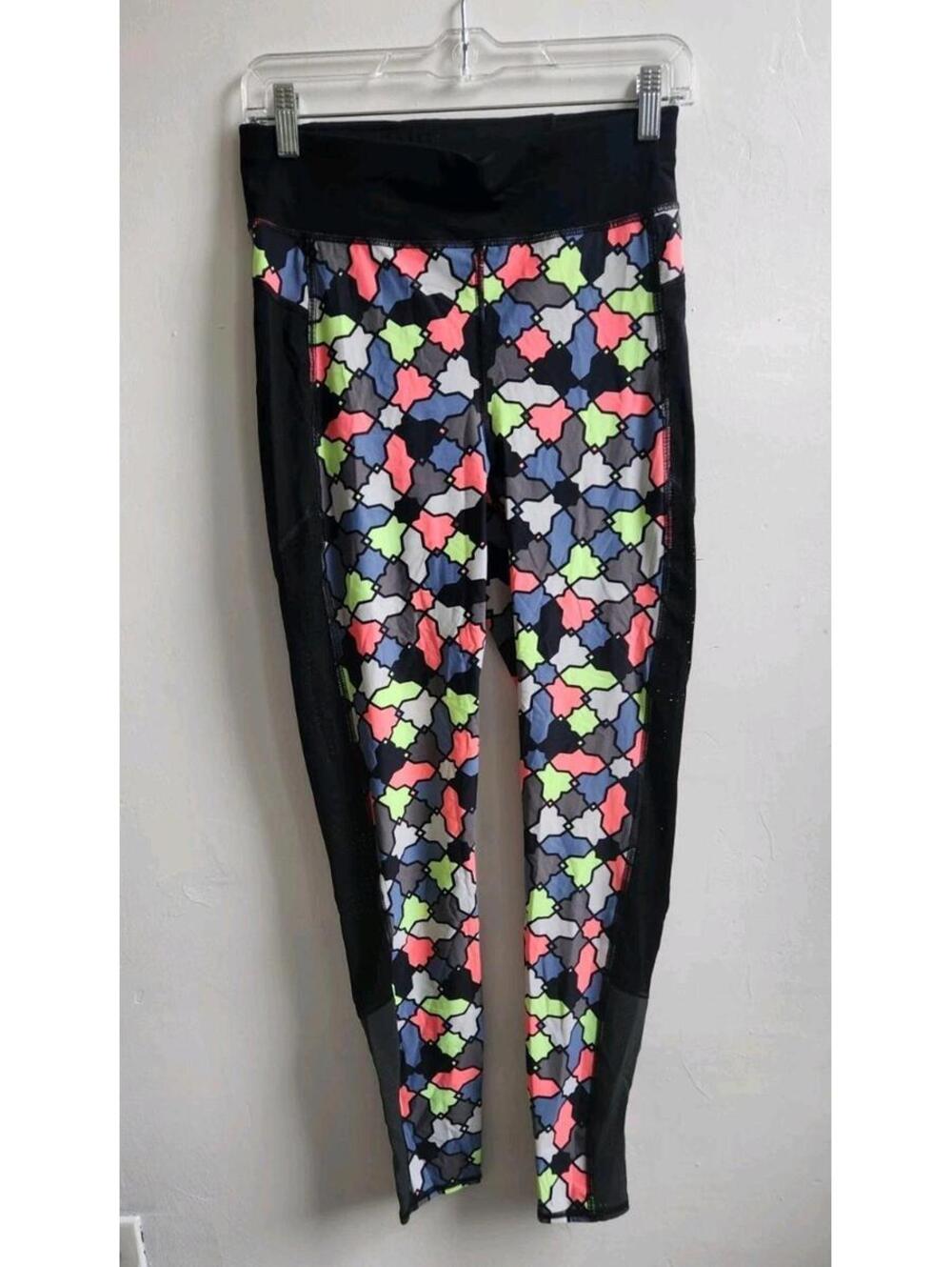 Sweaty Betty Full Length Skinny Geometrical Activewear Sporty Leggings Size M - Picture 2 of 9